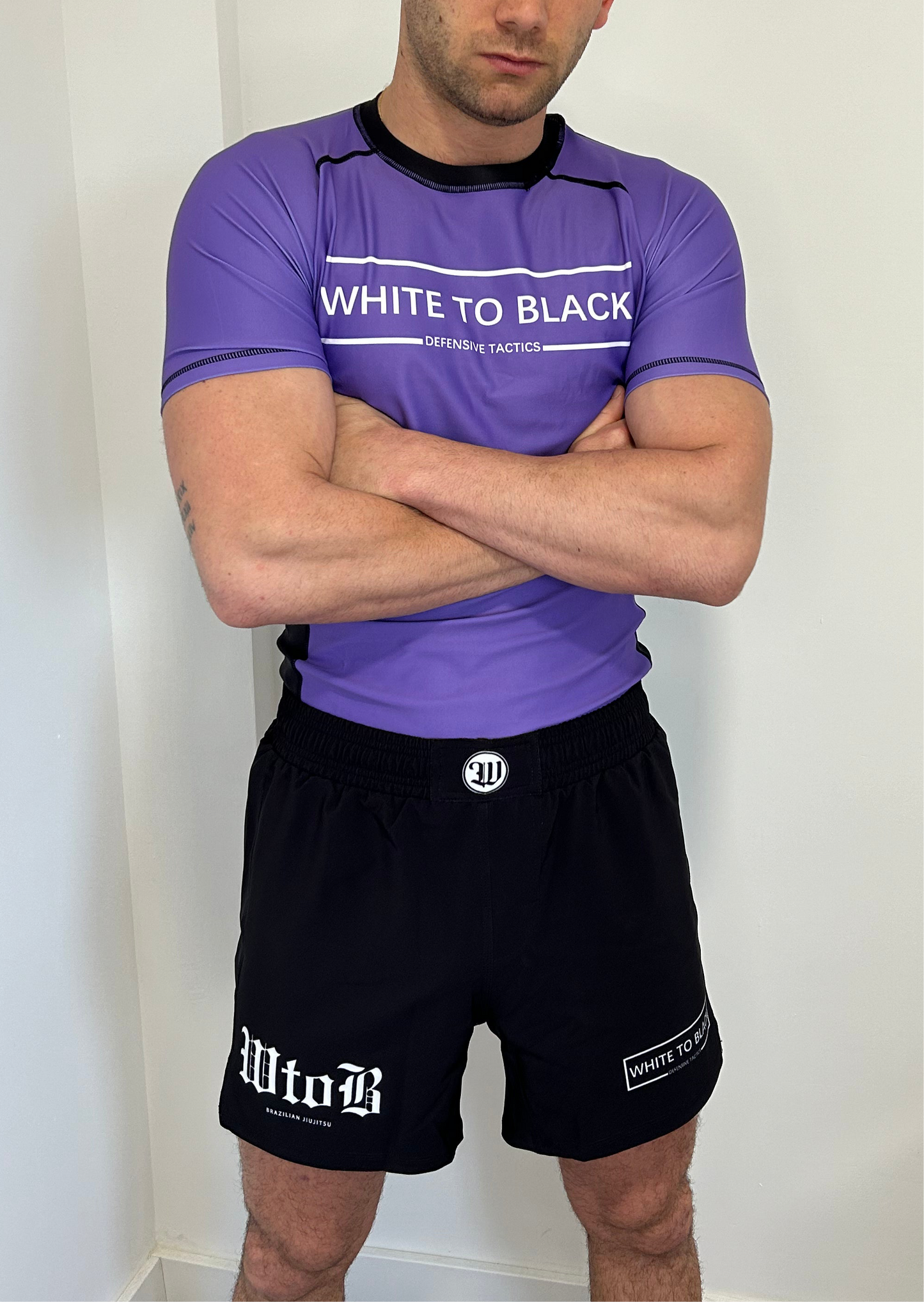 Rashguard Purple and Black
