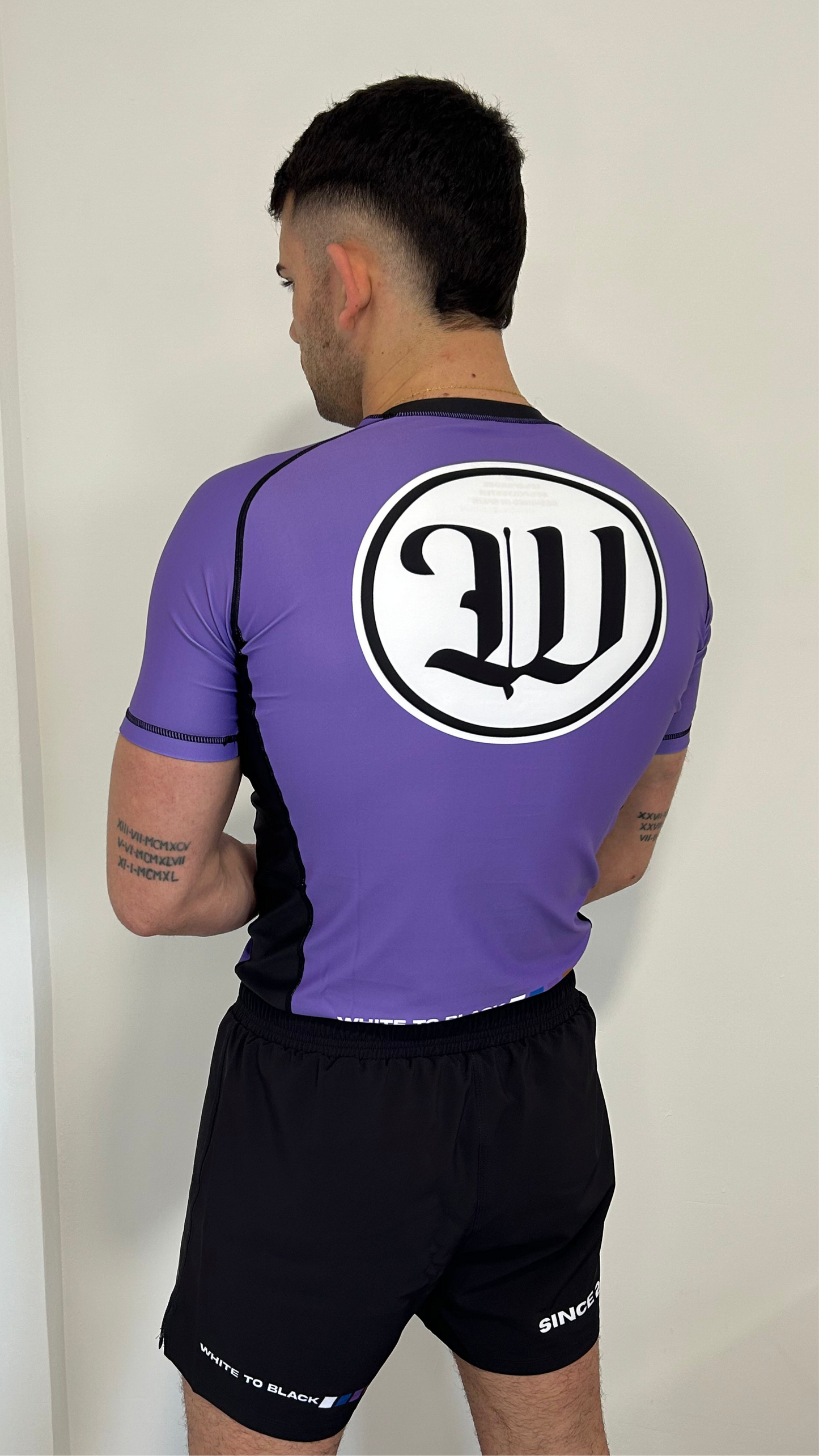 Rashguard Purple and Black
