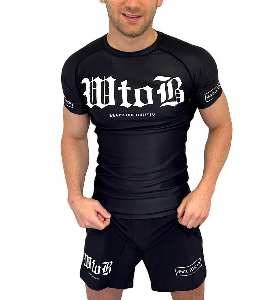 Rashguard negra bjj mma