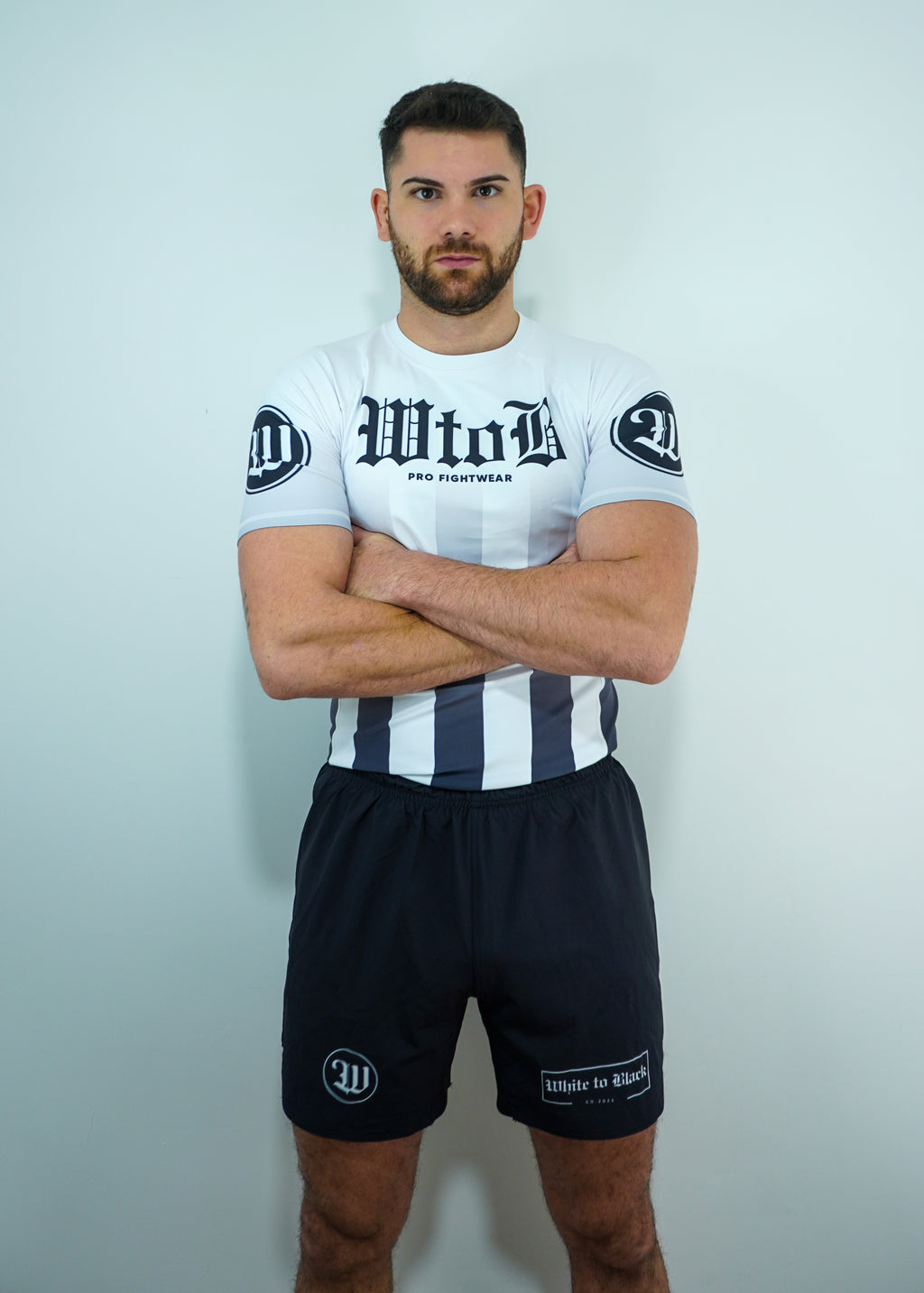 Short Black Misión Blanco