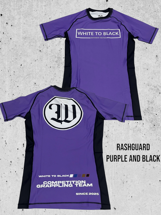 Rashguard Purple and Black