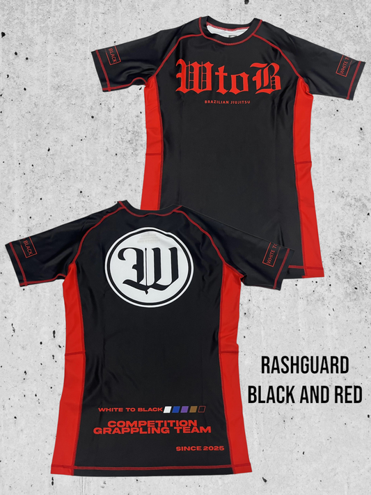 Rashguard Black and Red