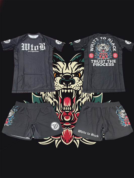 Rashguard + Short Black Tiger