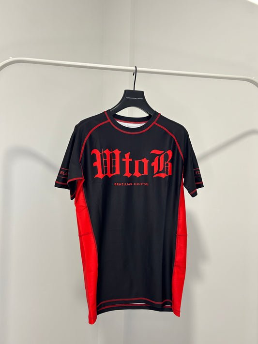 Rashguard Black and Red